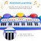 Best Choice Products 37-Key Kids Electronic Piano Keyboard w/ Multiple Sounds, Lights Microphone, Stool